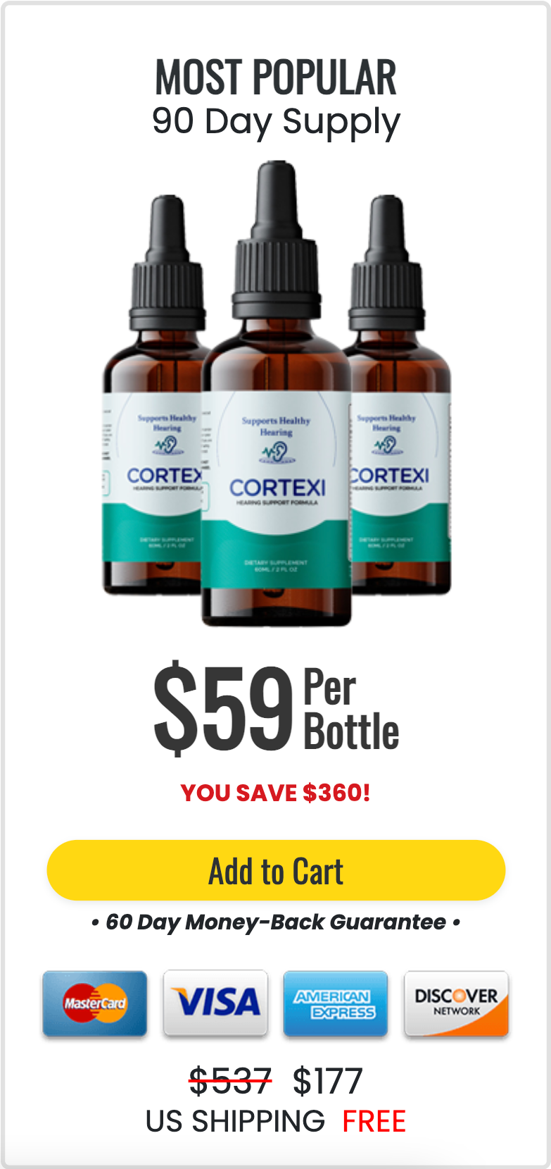 Cortexi™ - 3 bottles
